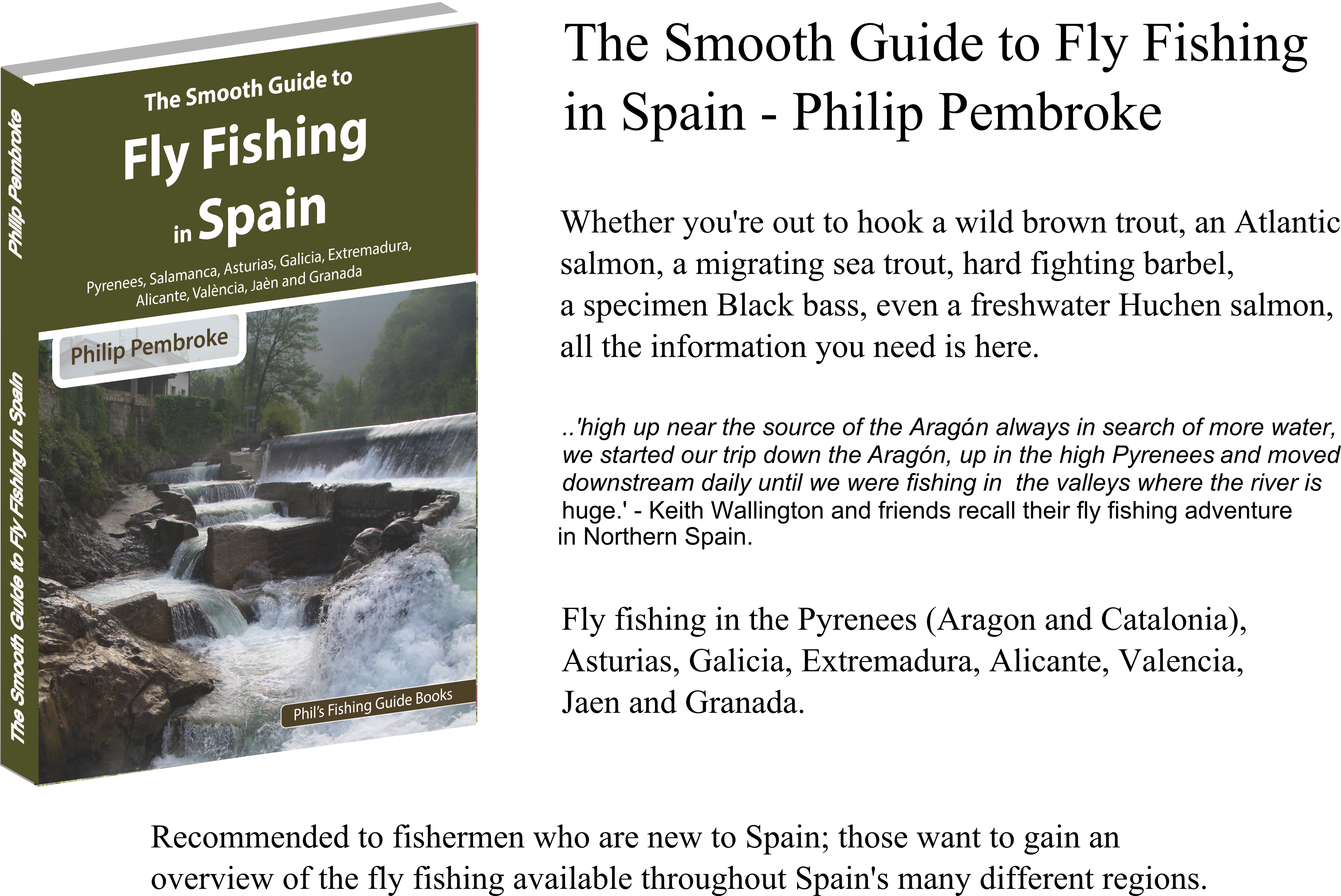 Books about fishing in Spain, France and Portugal - Fishing in Spain,  France and Portugal